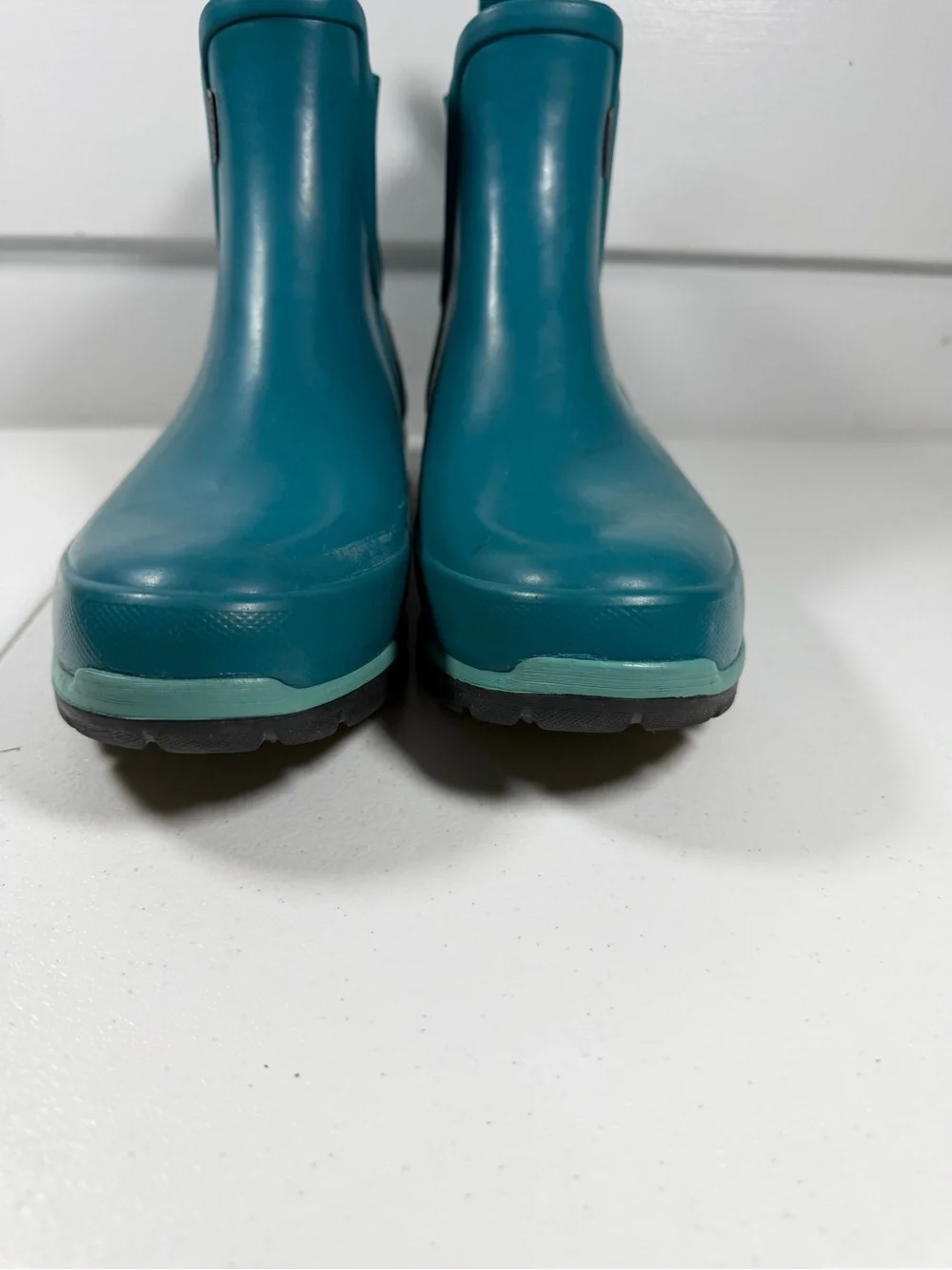 Bogs Amanda Slipboop Teal Rain Chelsea Boots - Waterproof Slip-On Womes size 8